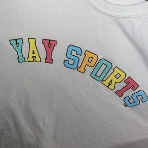 Callie Danielle Yay sports tee